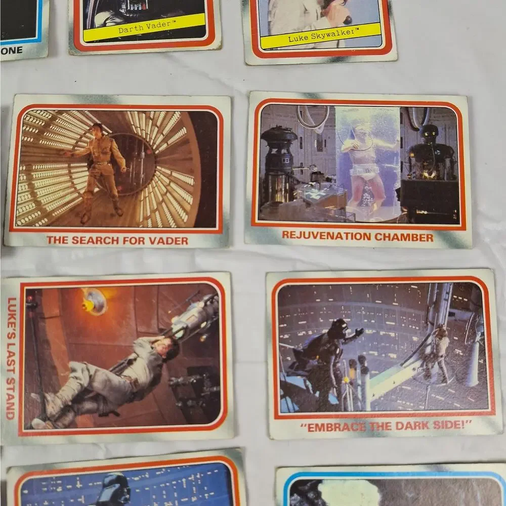 Vintage 1980 Topps Star Wars The Empire Strikes Back Trading Card Lot (25 Cards)